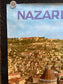Vintage 1980s Nazareth Israel Travel Poster - Vintage Advertising Jewish Travel Poster, Vintage Photography, 27 x 39 Aviation Poster