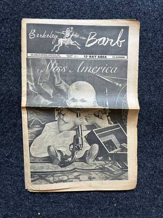 1970s Berkeley Bark CounterCulture, Black Panther Party, Underground Newspaper, Vintage Newspaper, San Francisco California, Black Gifts