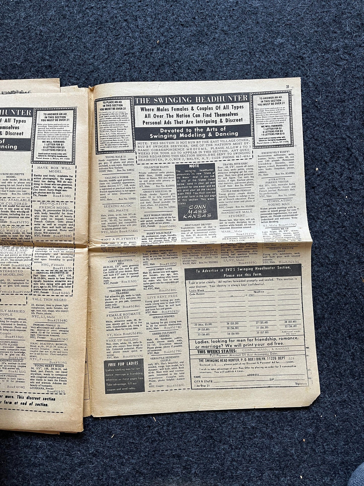 1970s The Other CounterCulture, Black Panther Party, Underground Newspaper, Vintage Newspaper, San Francisco California, Black Gifts