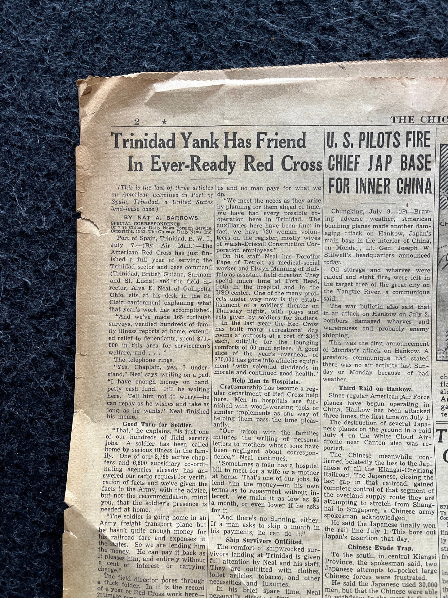 1942 Battle For Stalingard, Operation Barbossa, WW2 German Invasion of Russia, Original Newspaper, Military Gifts, Russian decor, WW3, USSR