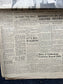 WWII Japanese Surrender - Day Before VJ Day - Extra Vintage Newspaper - Japan Unconditionally Surrenders