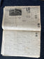 WWII Japanese Surrender - Day Before VJ Day - Extra Vintage Newspaper - Japan Unconditionally Surrenders