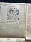 WWII Japanese Surrender - Day Before VJ Day - Extra Vintage Newspaper - Japan Unconditionally Surrenders