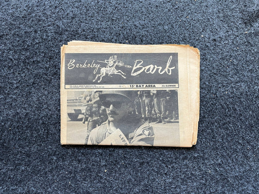 1970s Berkeley Bark CounterCulture, Black Panther Party, Underground Newspaper, Vintage Newspaper, San Francisco California, Black Gifts