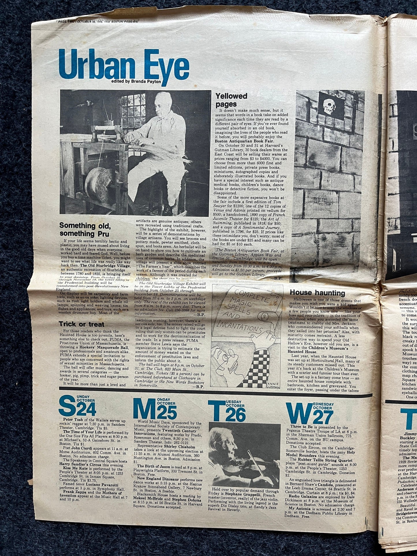 1976 Witches and Haunts High Times Underground Newspaper, Black Panther Party, Vintage Antique Collectibles, Grunge Art, Chicago Souvenirs