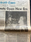Original Moon Landing Vintage Newspaper - NASA Apollo 11 Program Moonwalk - Space Race Neil Armstrong Buzz Aldrin - Gifts For Nerds, Space A