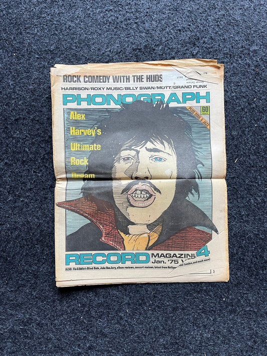 1970s Music Underground Newspaper, Rock and Roll, Vintage Antique Collectibles, San Francisco Gifts, Anarchist Gifts, Grunge Decor Artwork