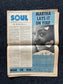 1970s Soul Music Underground Newspaper, Rock and Roll, Vintage Antique Collectibles, San Francisco Gifts, Anarchist Gifts, Grunge Artwork