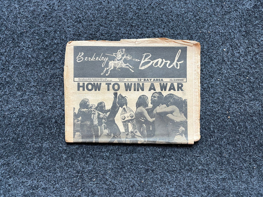 1970s Berkeley Bark CounterCulture, Black Panther Party, Underground Newspaper, Vintage Newspaper, San Francisco California, Black Gifts