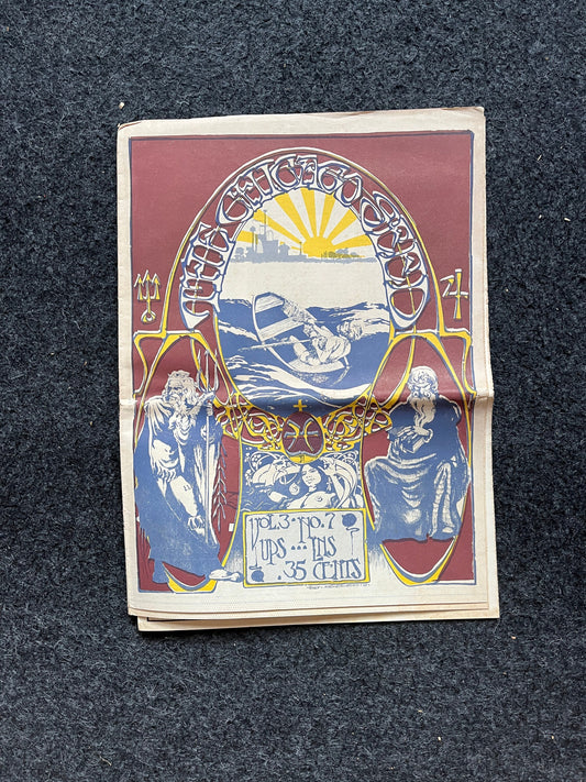 1970s Chicago Changes Underground Newspaper, Black Panther Party, Vintage Antique Collectibles, San Francisco Gifts, Anarchist Gifts,