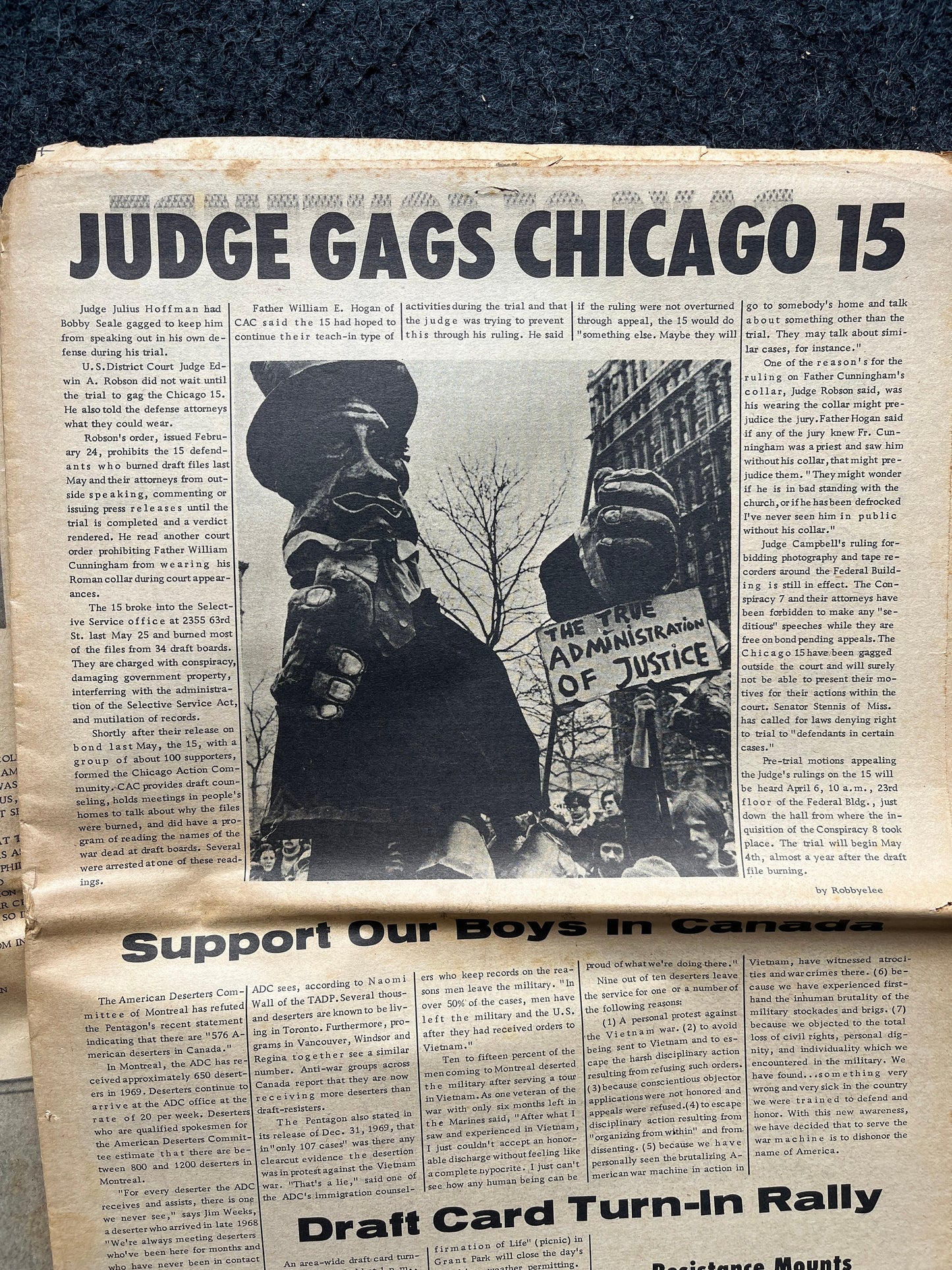 1972 Nixon in Space City Houston Texas Underground Newspaper, Black Panther Party, Vintage Antique Collectibles, Hippie Grunge Art Gifts,