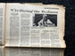 1970s Native American Underground Newspaper, Black Panther Party, Vintage Antique Collectibles, San Francisco Gifts, Indian Artwork