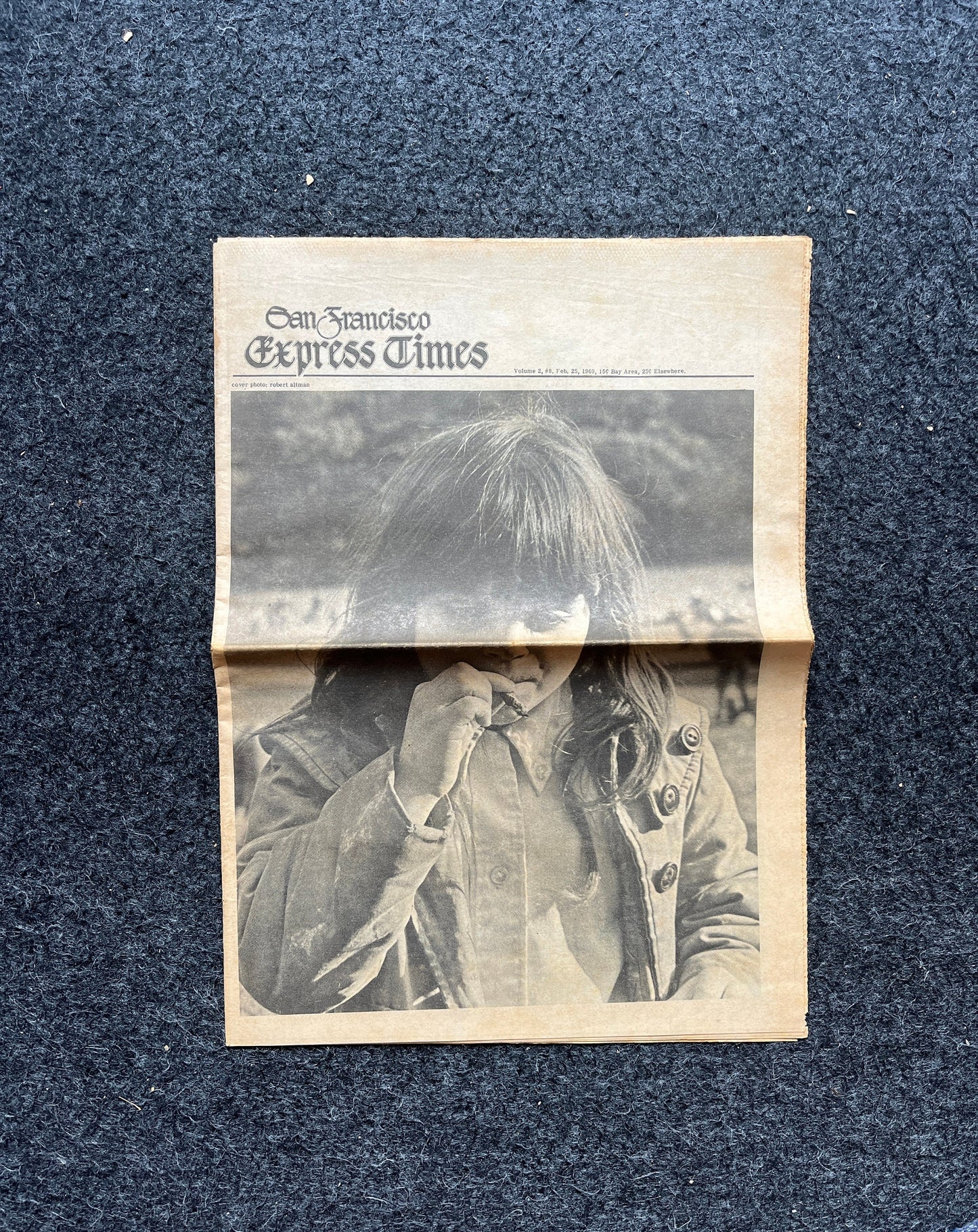 1970s Native American Underground Newspaper, Black Panther Party, Vintage Antique Collectibles, San Francisco Gifts, Indian Artwork