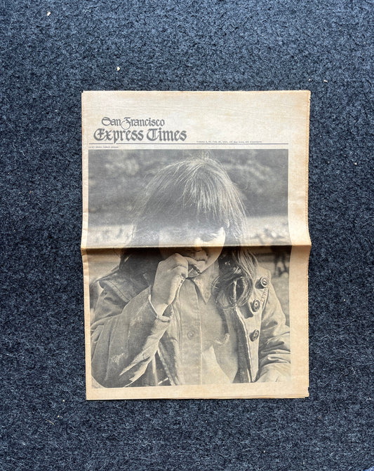 1970s Native American Underground Newspaper, Black Panther Party, Vintage Antique Collectibles, San Francisco Gifts, Indian Artwork