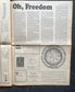 1970s Native American Underground Newspaper, Black Panther Party, Vintage Antique Collectibles, San Francisco Gifts, Indian Artwork