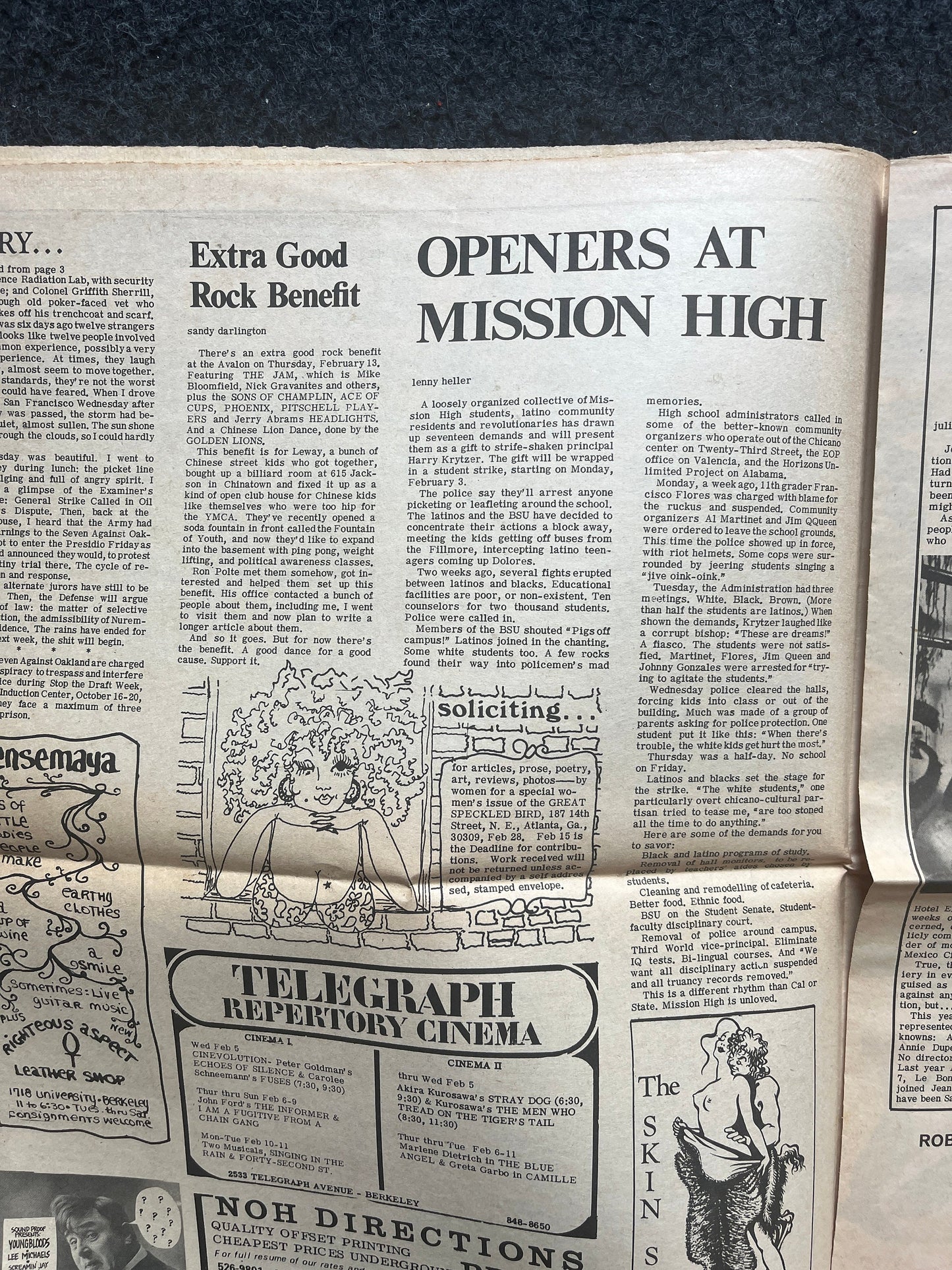1970s Native American Underground Newspaper, Black Panther Party, Vintage Antique Collectibles, San Francisco Gifts, Indian Artwork