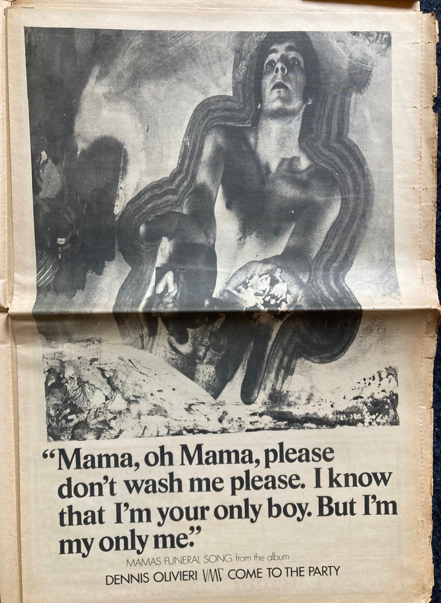 1970s Lenny Bruce Memorial Underground Newspaper, Black Panther Party, Vintage Antique Collectibles, San Francisco Gifts, Anarchist Gifts,