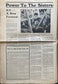 1970s Space City Houston Texas Underground Newspaper, Black Panther Party, Vintage Antique Collectibles, Hippie Grunge Art Gifts,
