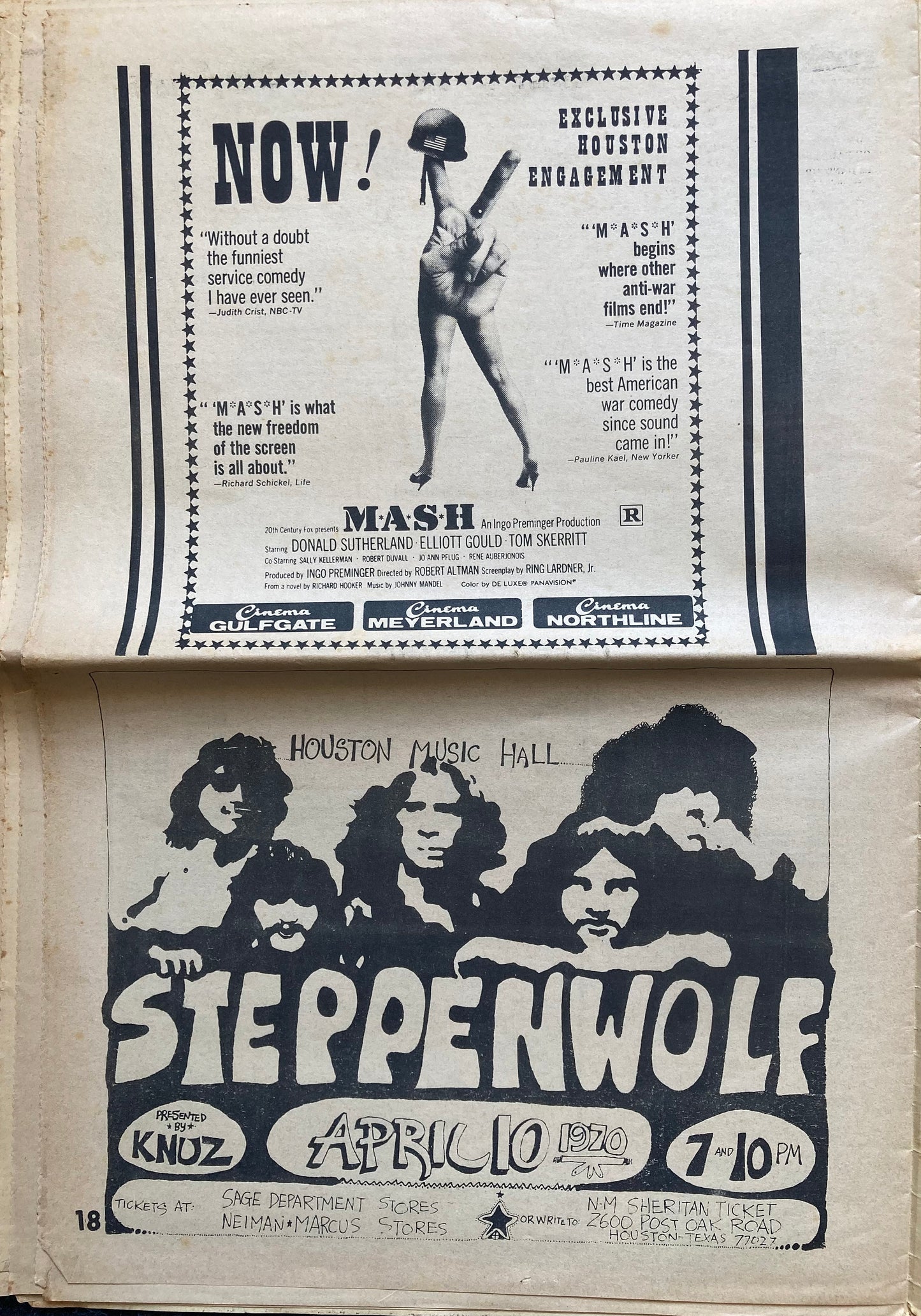 1970s Space City Houston Texas Underground Newspaper, Black Panther Party, Vintage Antique Collectibles, Hippie Grunge Art Gifts,