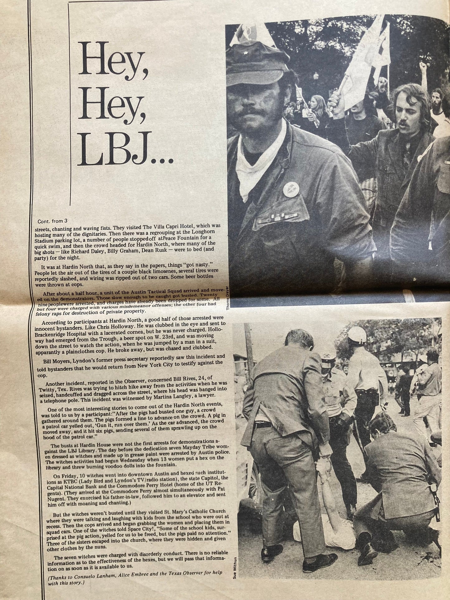 1970s Space City Houston Texas Underground Newspaper, Black Panther Party, Vintage Antique Collectibles, Hippie Grunge Art Gifts,