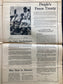1970s Space City Houston Texas Underground Newspaper, Black Panther Party, Vintage Antique Collectibles, Hippie Grunge Art Gifts,