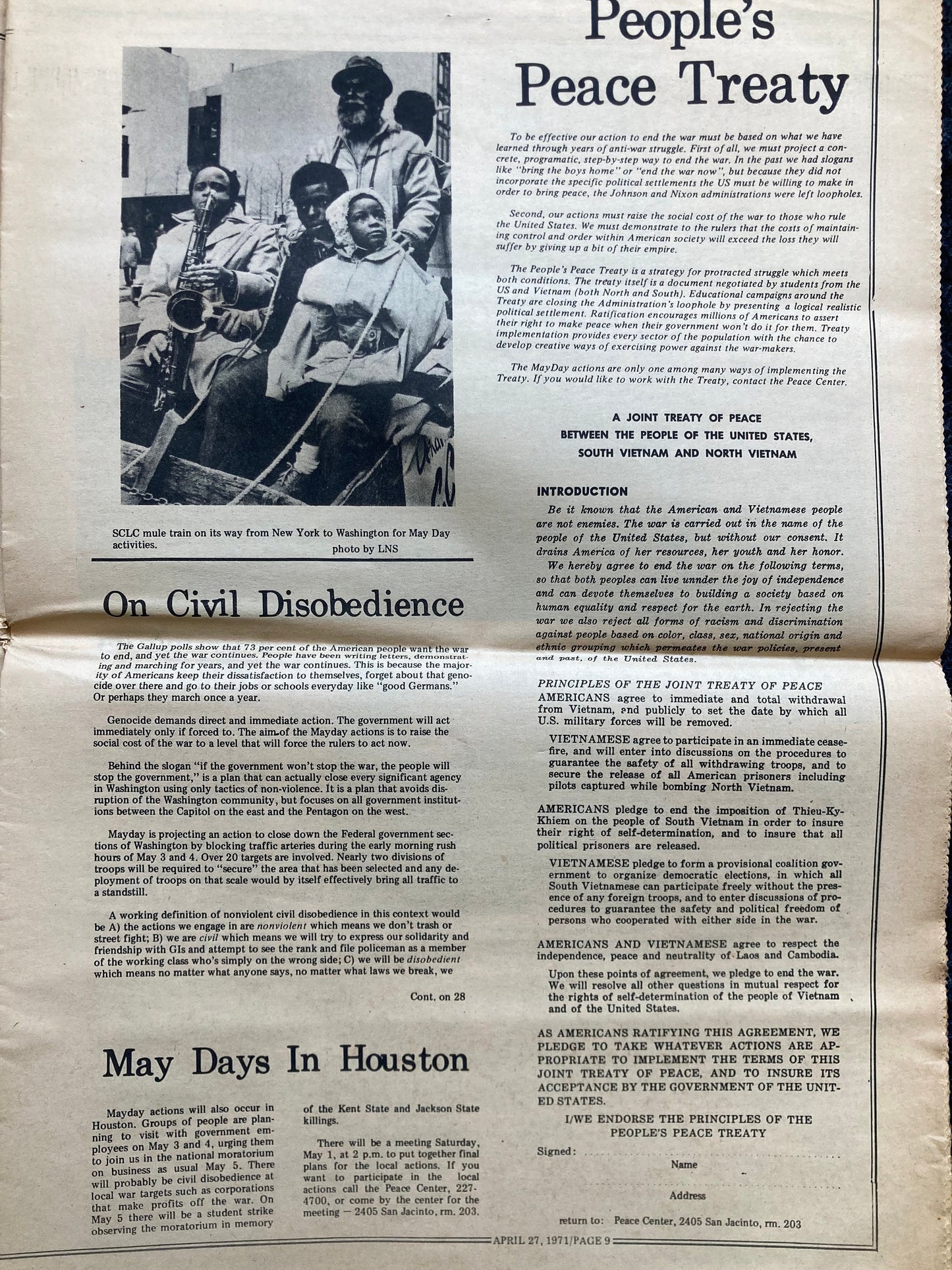 1970s Space City Houston Texas Underground Newspaper, Black Panther Party, Vintage Antique Collectibles, Hippie Grunge Art Gifts,
