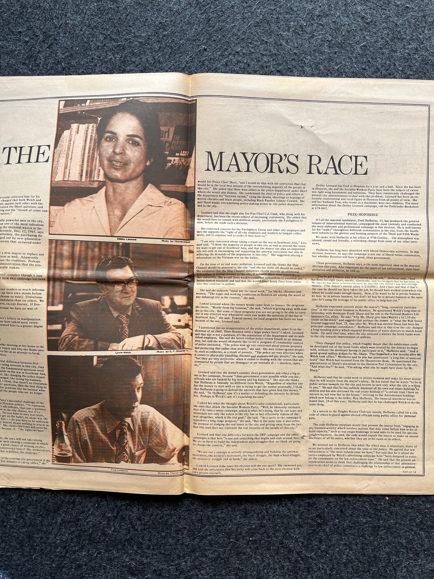 1970s Space City Houston Texas Underground Newspaper, Black Panther Party, Vintage Antique Collectibles, Hippie Grunge Art Gifts,
