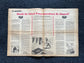 1970s Children Cold War Newspaper, Vintage Antique Collectibles, Biology Evolution Giftts, Educational Item, Gifts for Teacher, Gift for Kid