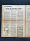1970s Children Cold War Newspaper, Vintage Antique Collectibles, Biology Evolution Giftts, Educational Item, Gifts for Teacher, Gift for Kid