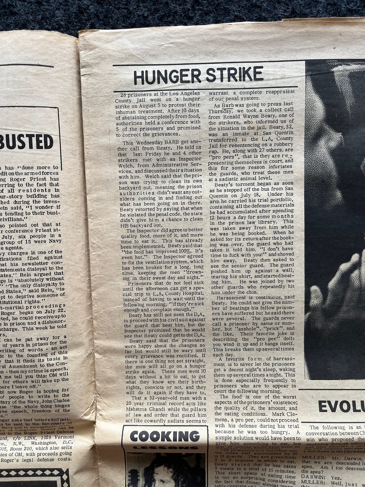 1970s Vietnam War Ends Nixon, Berkeley Bark CounterCulture, Black Panther Party, Underground Newspaper, Vintage Newspaper, San Francisco