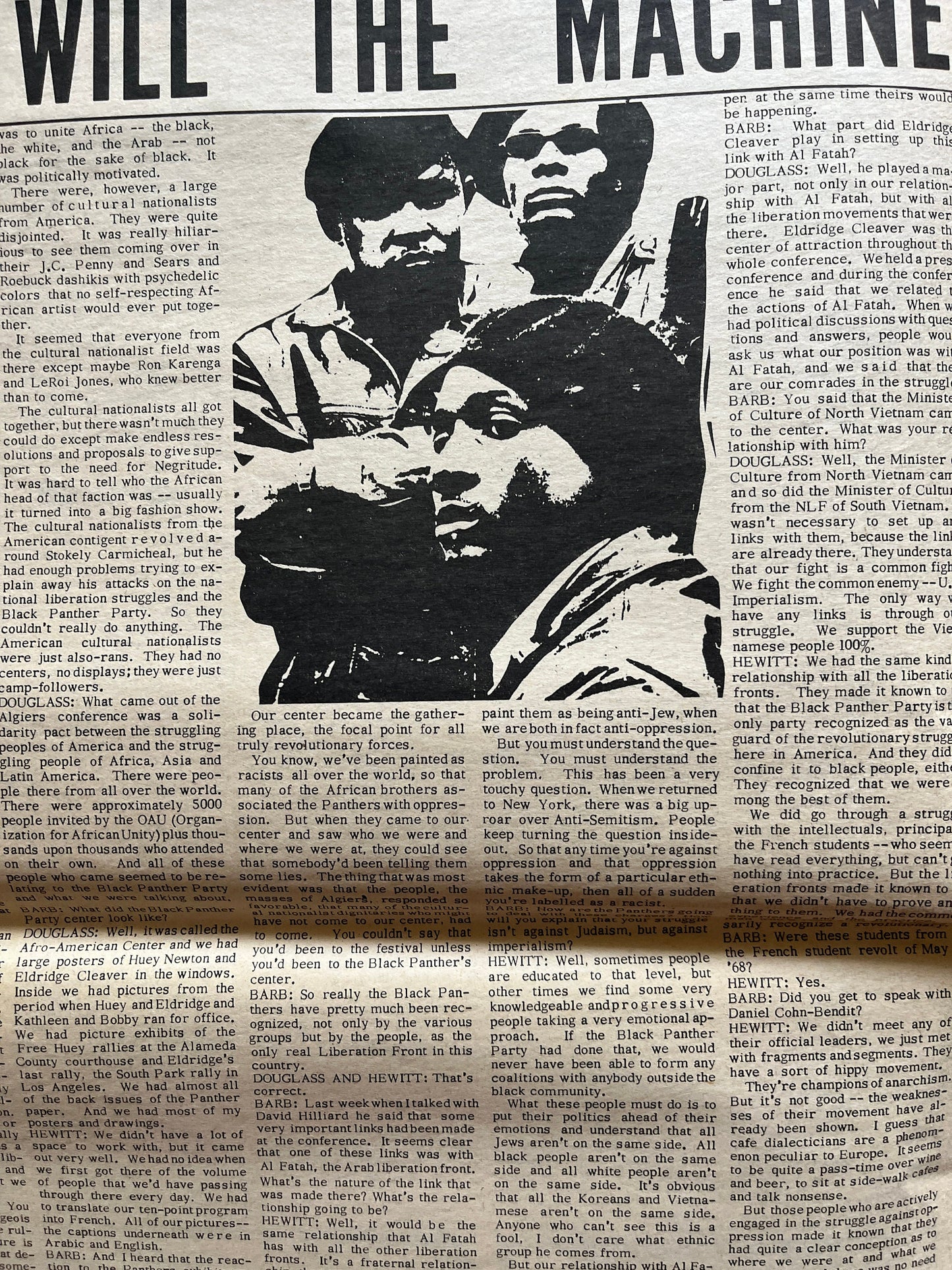 1970s Vietnam War Ends Nixon, Berkeley Bark CounterCulture, Black Panther Party, Underground Newspaper, Vintage Newspaper, San Francisco
