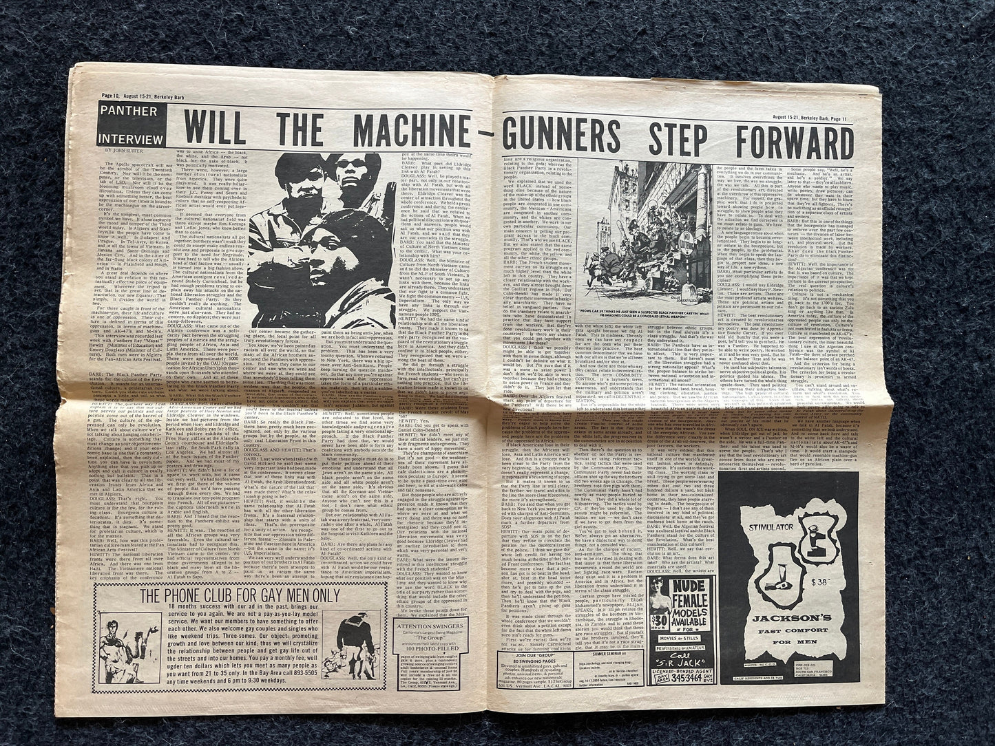 1970s Vietnam War Ends Nixon, Berkeley Bark CounterCulture, Black Panther Party, Underground Newspaper, Vintage Newspaper, San Francisco