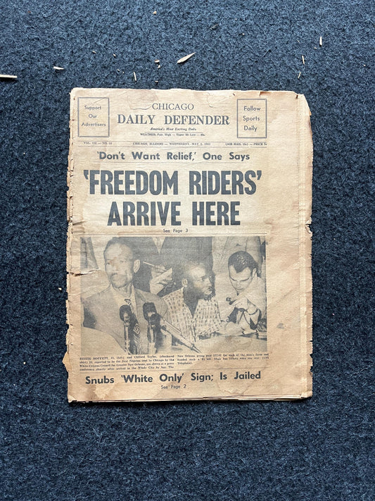 1962 Freedom Rights Civil Rights Newspaper , Vintage Antique Collectibles, Original Childrens Educational Item, Gifts for Teachers