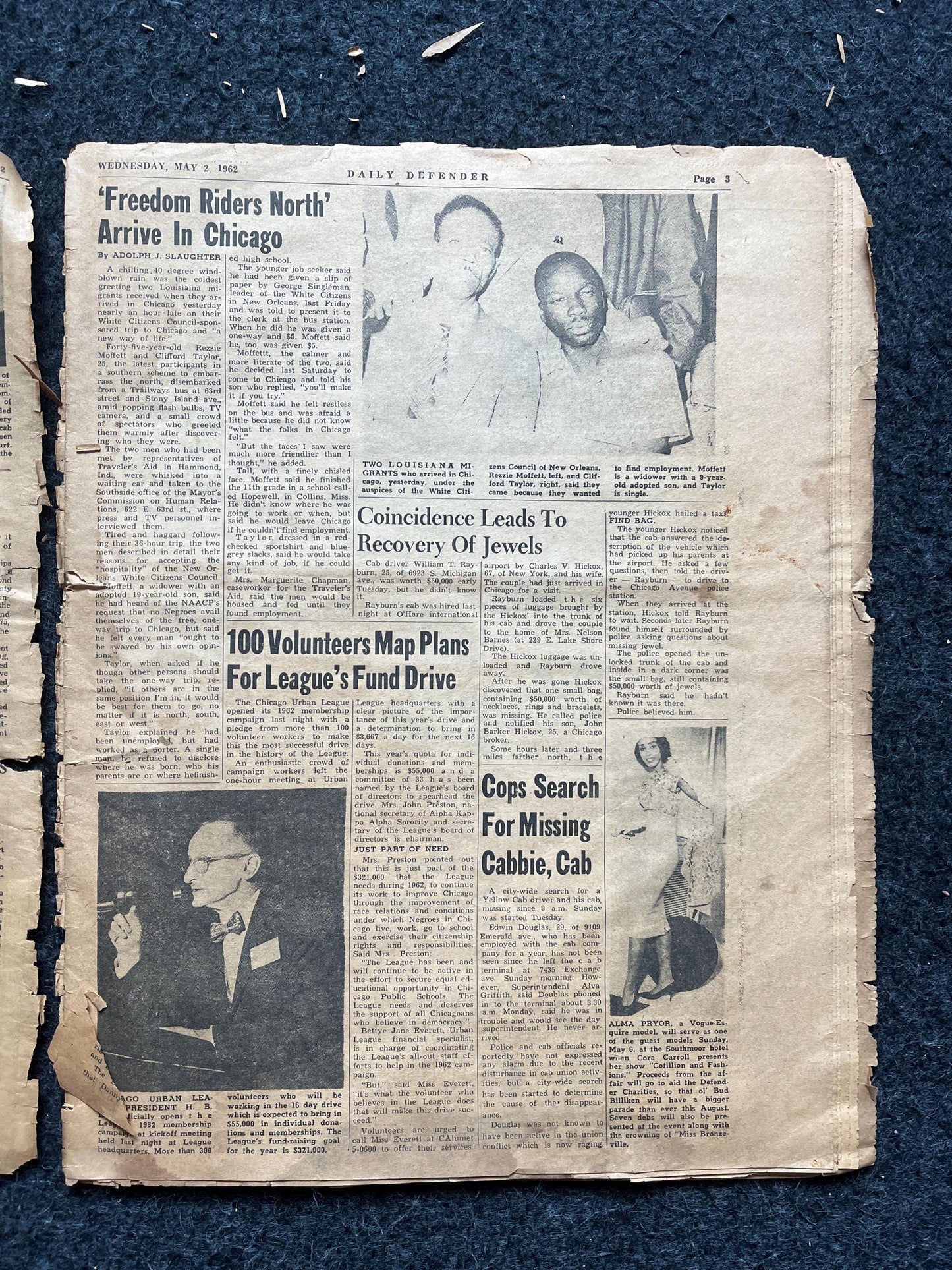 1962 Freedom Rights Civil Rights Newspaper , Vintage Antique Collectibles, Original Childrens Educational Item, Gifts for Teachers