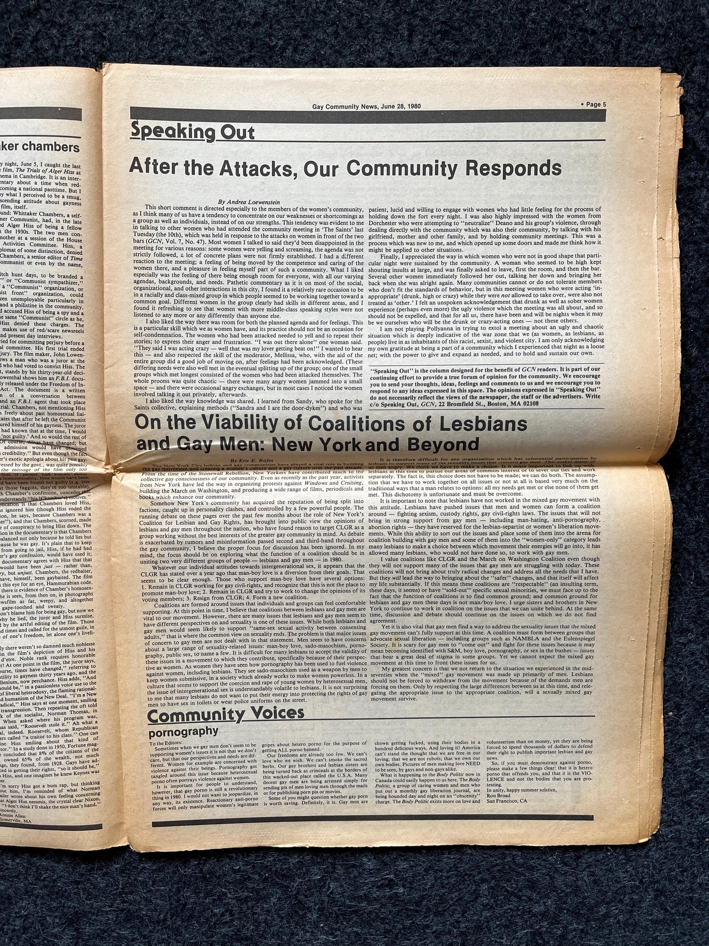 Vintage US Navy Lesbian 1980s LGBT  Newspaper, LGBTQIA Memorabilia, Queer Gifts Artworks, Lesbian gift, Trans Acceptance, Gay Books Magazine