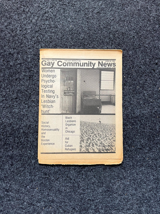 Vintage US Navy Lesbian 1980s LGBT Newspaper, LGBTQIA Memorabilia, Queer Gifts Artworks, Lesbian gift, Trans Acceptance, Gay Books Magazine