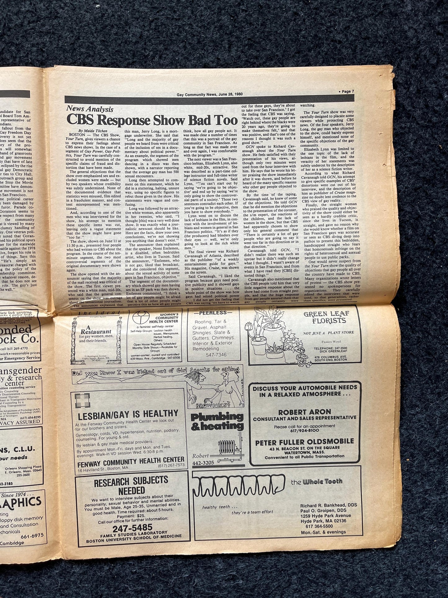 Vintage US Navy Lesbian 1980s LGBT  Newspaper, LGBTQIA Memorabilia, Queer Gifts Artworks, Lesbian gift, Trans Acceptance, Gay Books Magazine