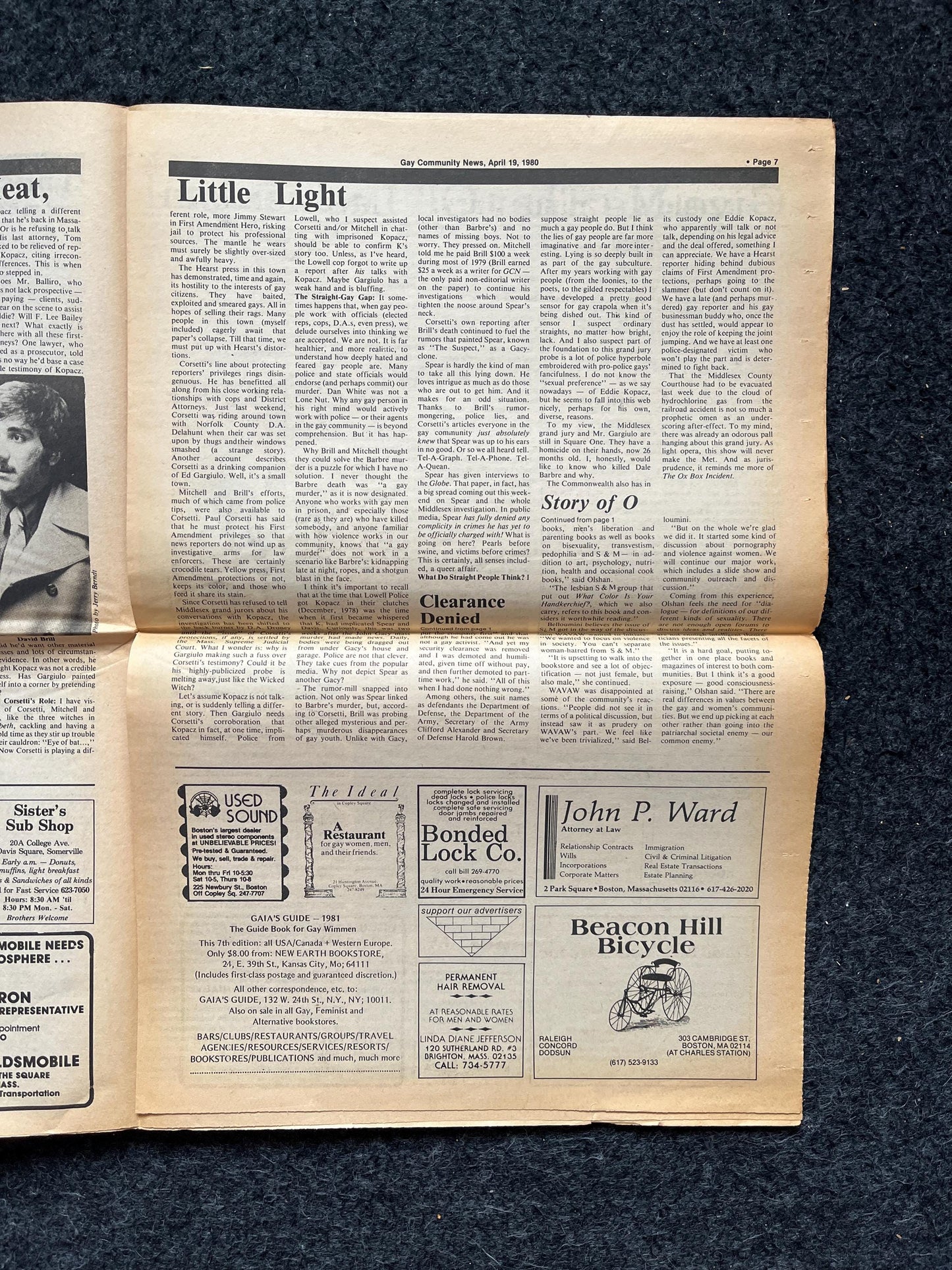 1980s LGBT Newspaper, LGBTQIA Memorabilia, Queer Gifts Artworks, Lesbian gift, Underground Newspaper, Gay Books Magazines, Boston History