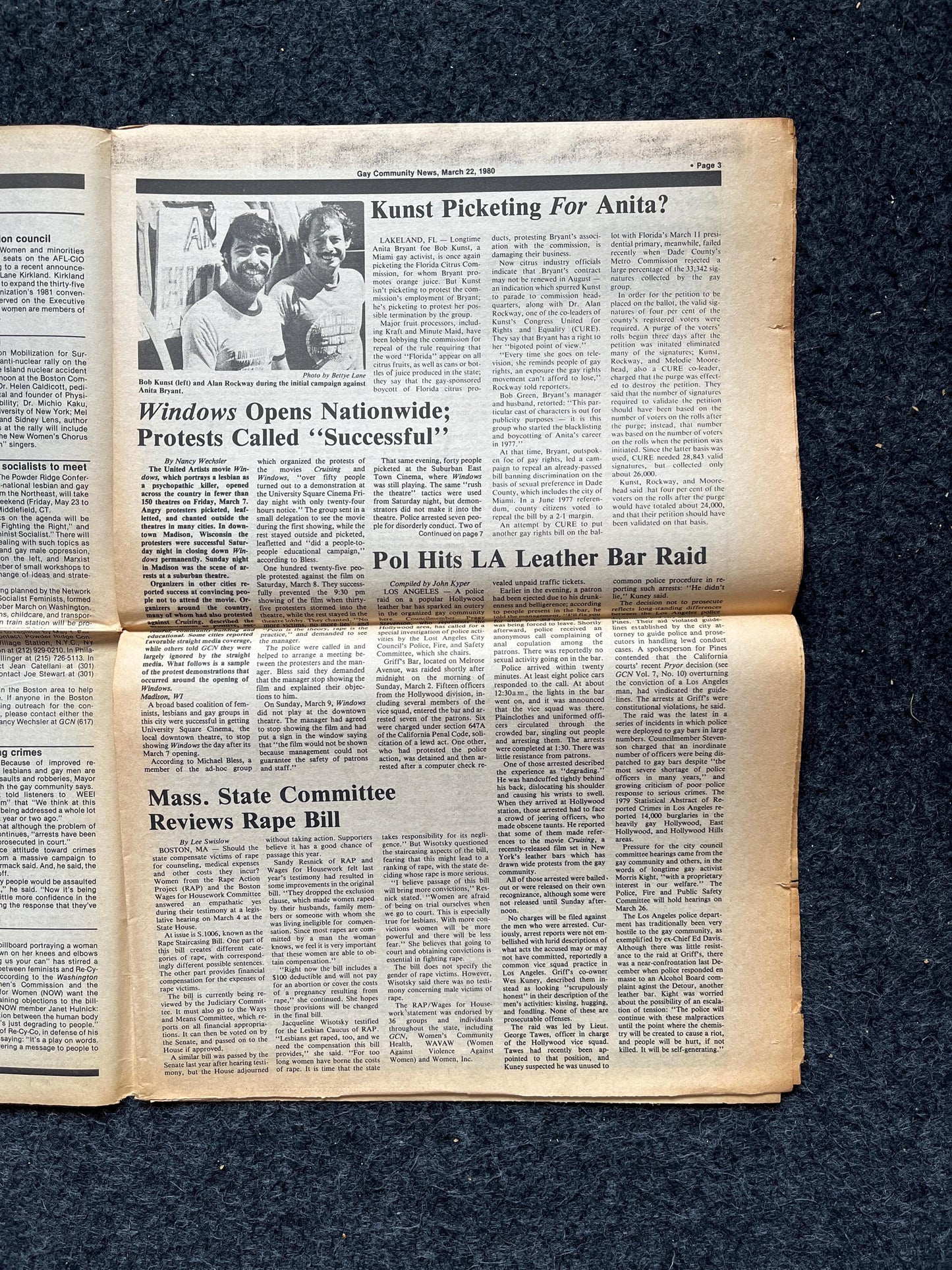 1980s LGBT Newspaper, LGBTQIA Memorabilia, Queer Gifts Artworks, Lesbian gift, Underground Newspaper, Gay Books Magazines, Boston History