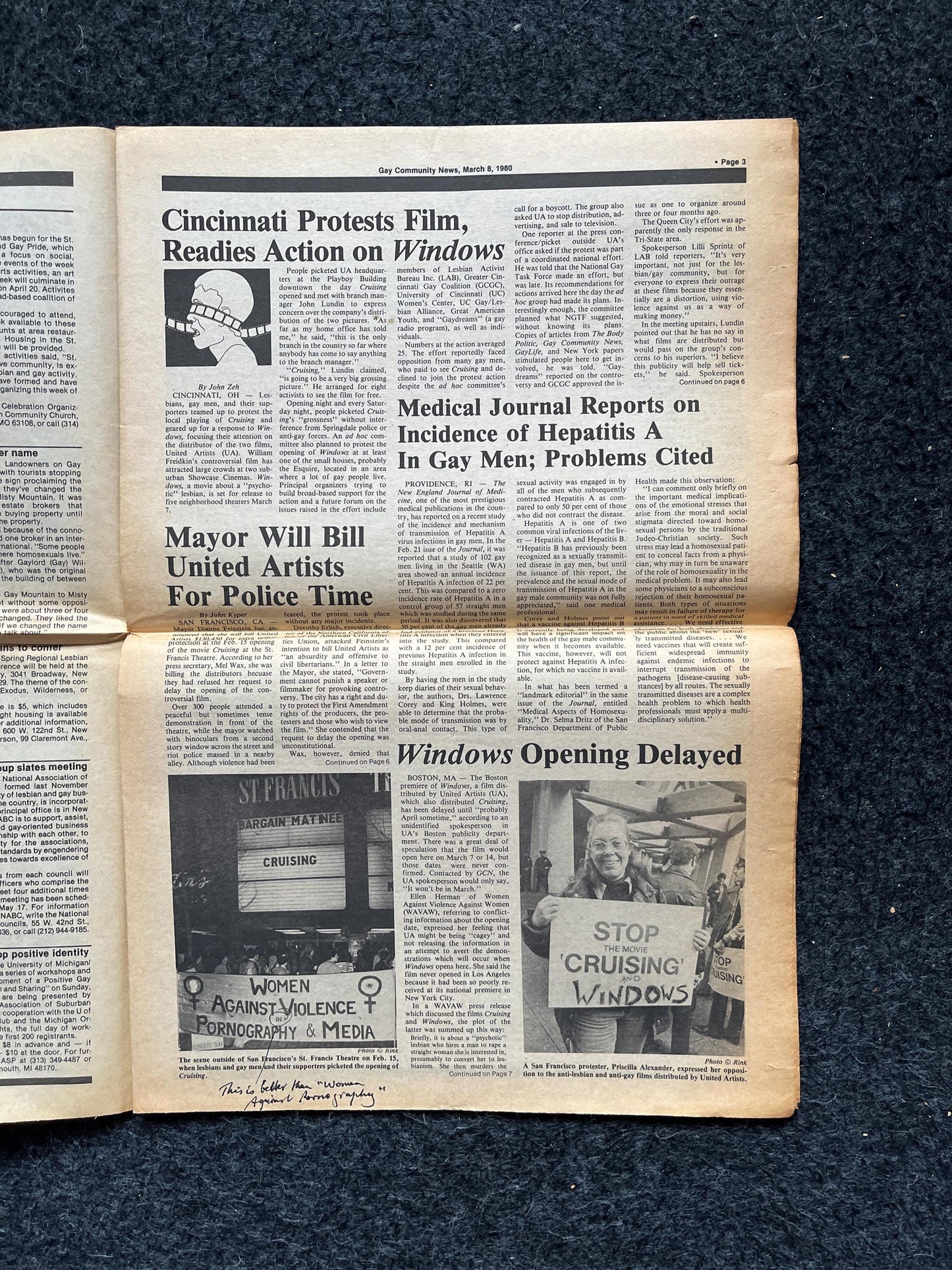 1980s LGBT Newspaper, LGBTQIA Memorabilia, Queer Gifts Artworks, Lesbian gift, Underground Newspaper, Gay Books Magazines, Boston History