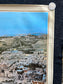 Vintage 1980s Jerusalem Israel Travel Poster - Vintage Advertising Jewish Travel Poster, Vintage Photography, 27 x 39 Aviation Poster
