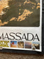 Vintage 1980s Massada Israel Travel Poster - Vintage Advertising Jewish Travel Poster, Vintage Photography, 27 x 39 Aviation Poster