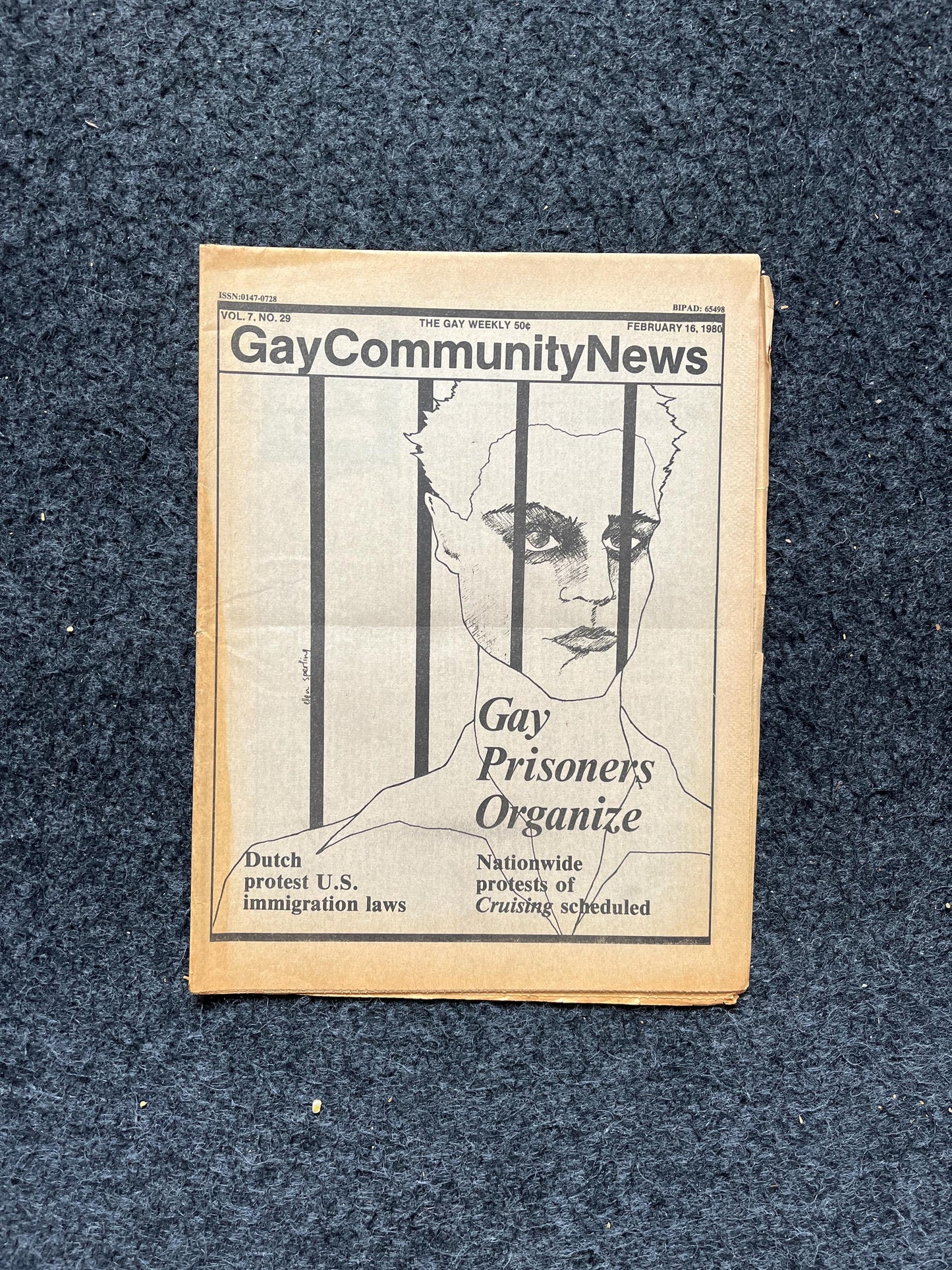 1980s Gay Prisoners and Lesbian Newspaper, LGBTQIA Memorabilia, Queer Gifts Artworks, Lesbian gift, Trans Acceptance, Gay Books Magazines,