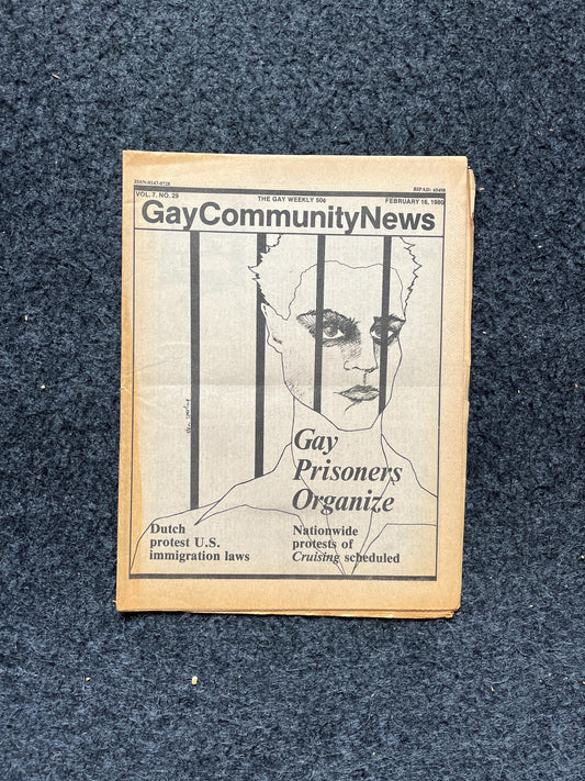 1980s Gay Prisoners and Lesbian Newspaper, LGBTQIA Memorabilia, Queer Gifts Artworks, Lesbian gift, Trans Acceptance, Gay Books Magazines,