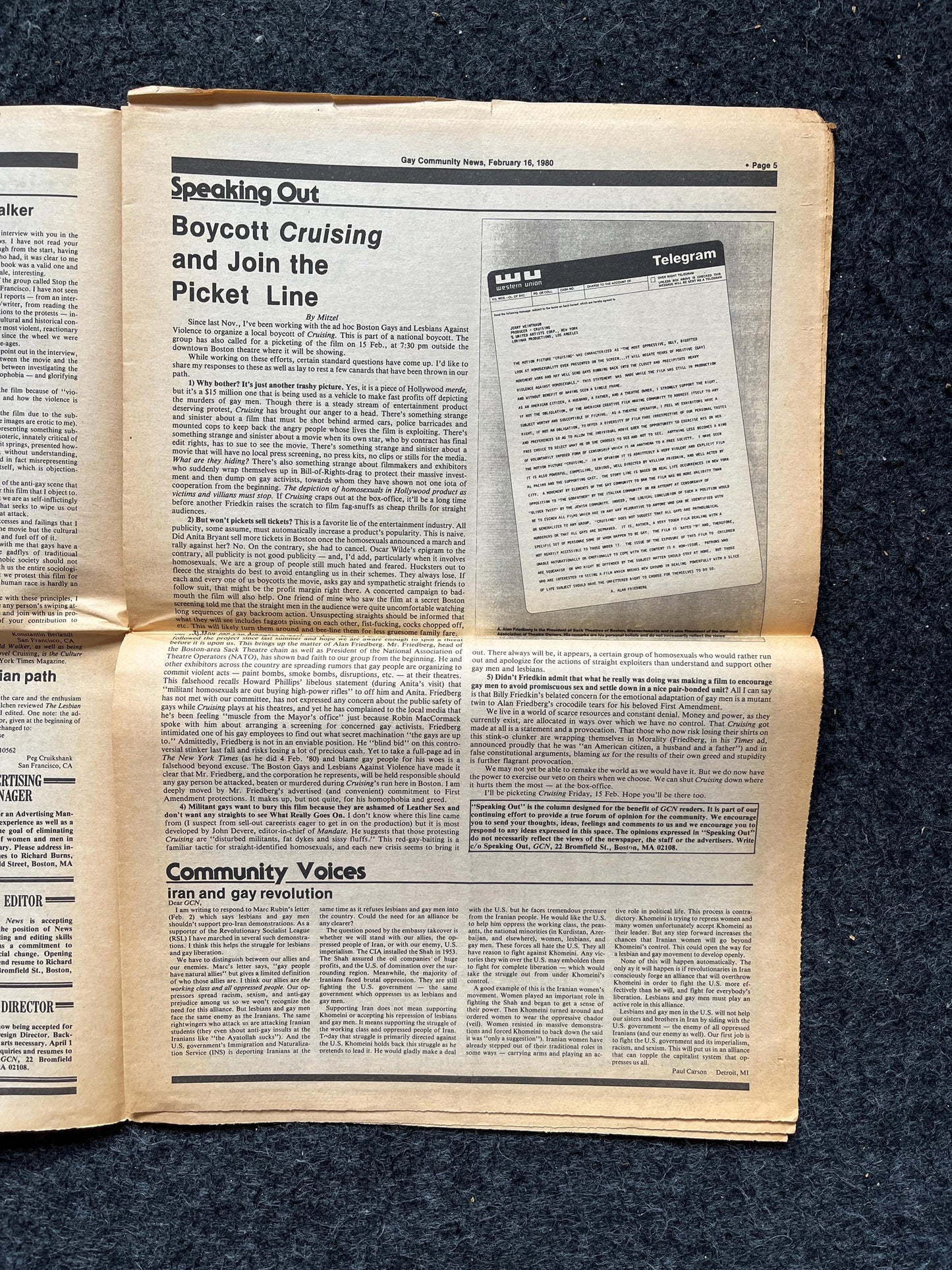 1980s Gay Prisoners and Lesbian Newspaper, LGBTQIA Memorabilia, Queer Gifts Artworks, Lesbian gift, Trans Acceptance, Gay Books Magazines,