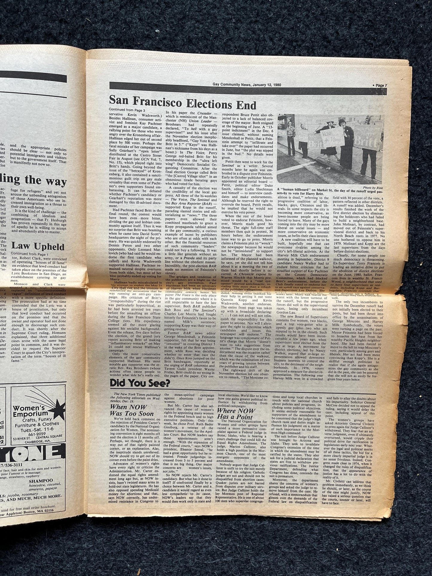 1980s LGBT Statue of Liberty Newspaper, LGBTQIA Memorabilia, Queer Gifts Artworks, Lesbian gift, Underground Newspaper, Gay Books Magazines,