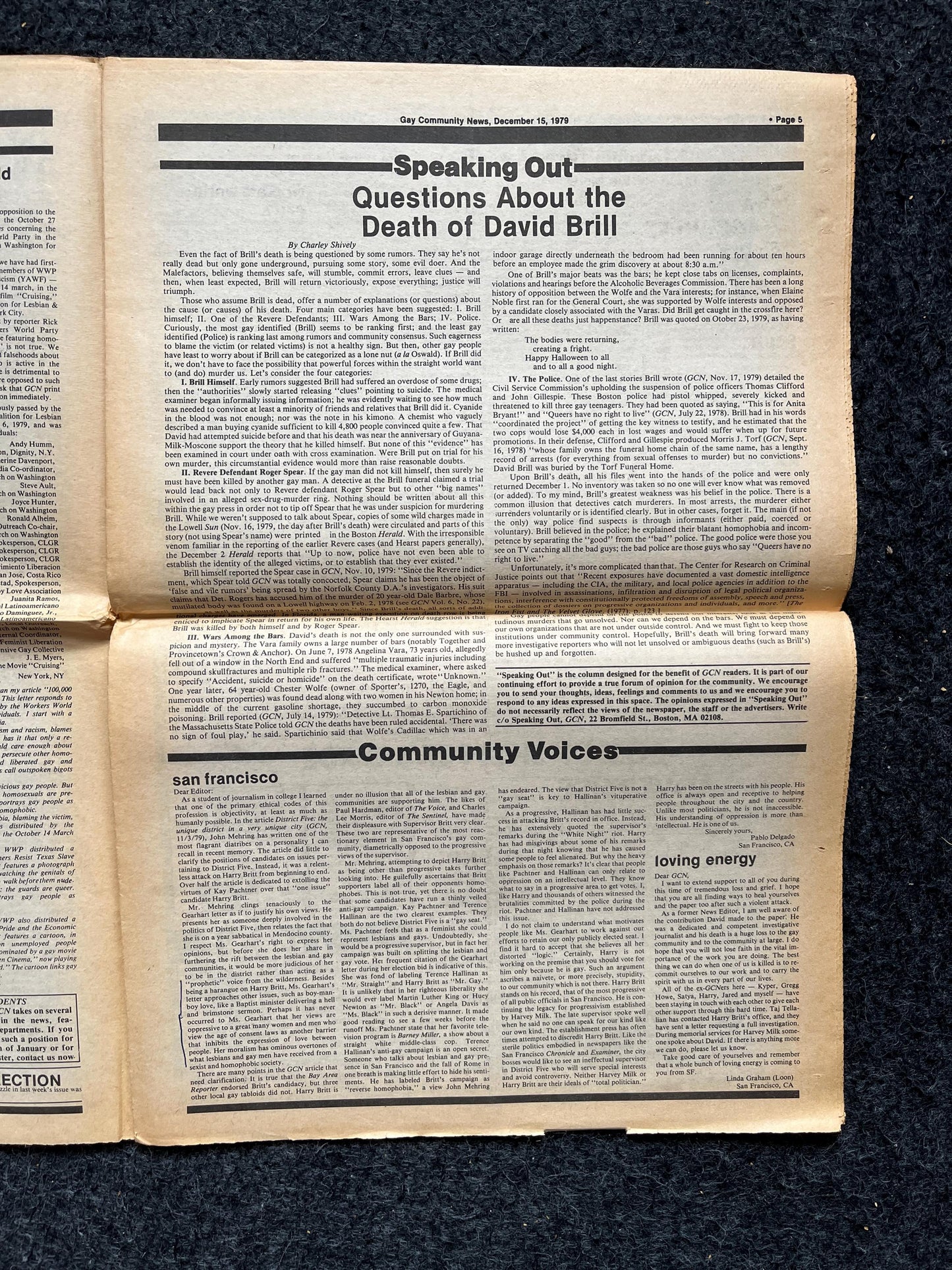 1980s LGBT Sally Gearhart Newspaper, LGBTQIA Memorabilia, Queer Gifts Artworks, Lesbian gift, Underground Newspaper, Gay Books Magazines,