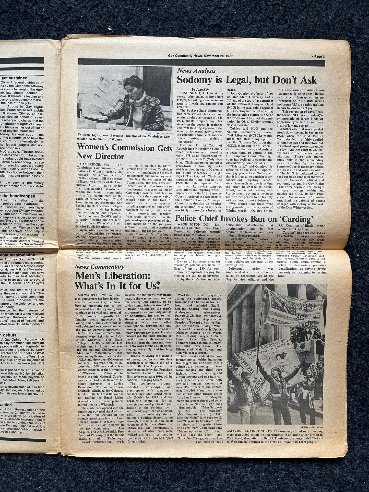 1980s American Lesbian in Paris Newspaper, LGBTQIA Memorabilia, Queer Gifts Artworks, Lesbian gift, Trans Rights, Gay Books Magazines,