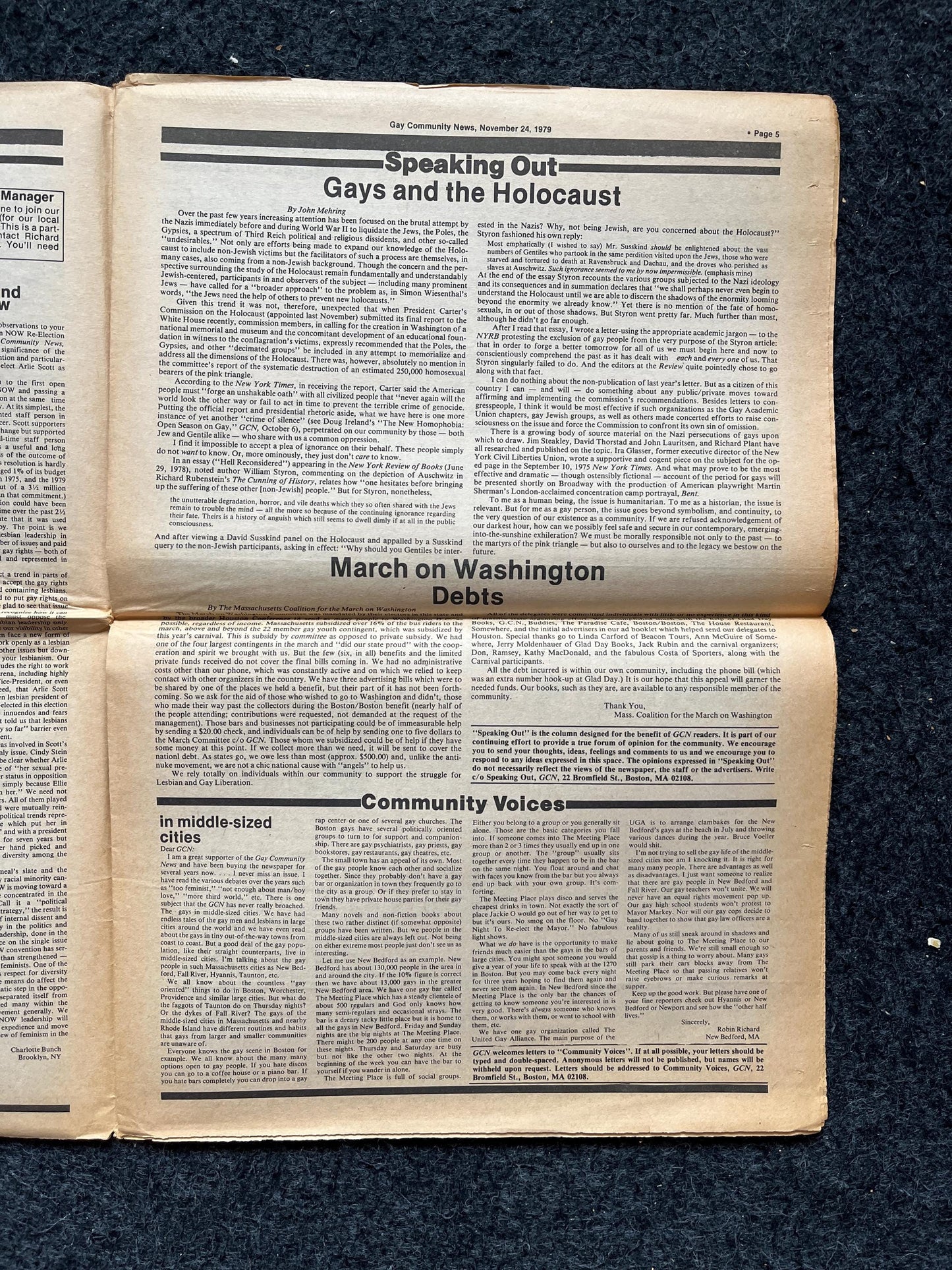 1980s American Lesbian in Paris Newspaper, LGBTQIA Memorabilia, Queer Gifts Artworks, Lesbian gift, Trans Rights, Gay Books Magazines,