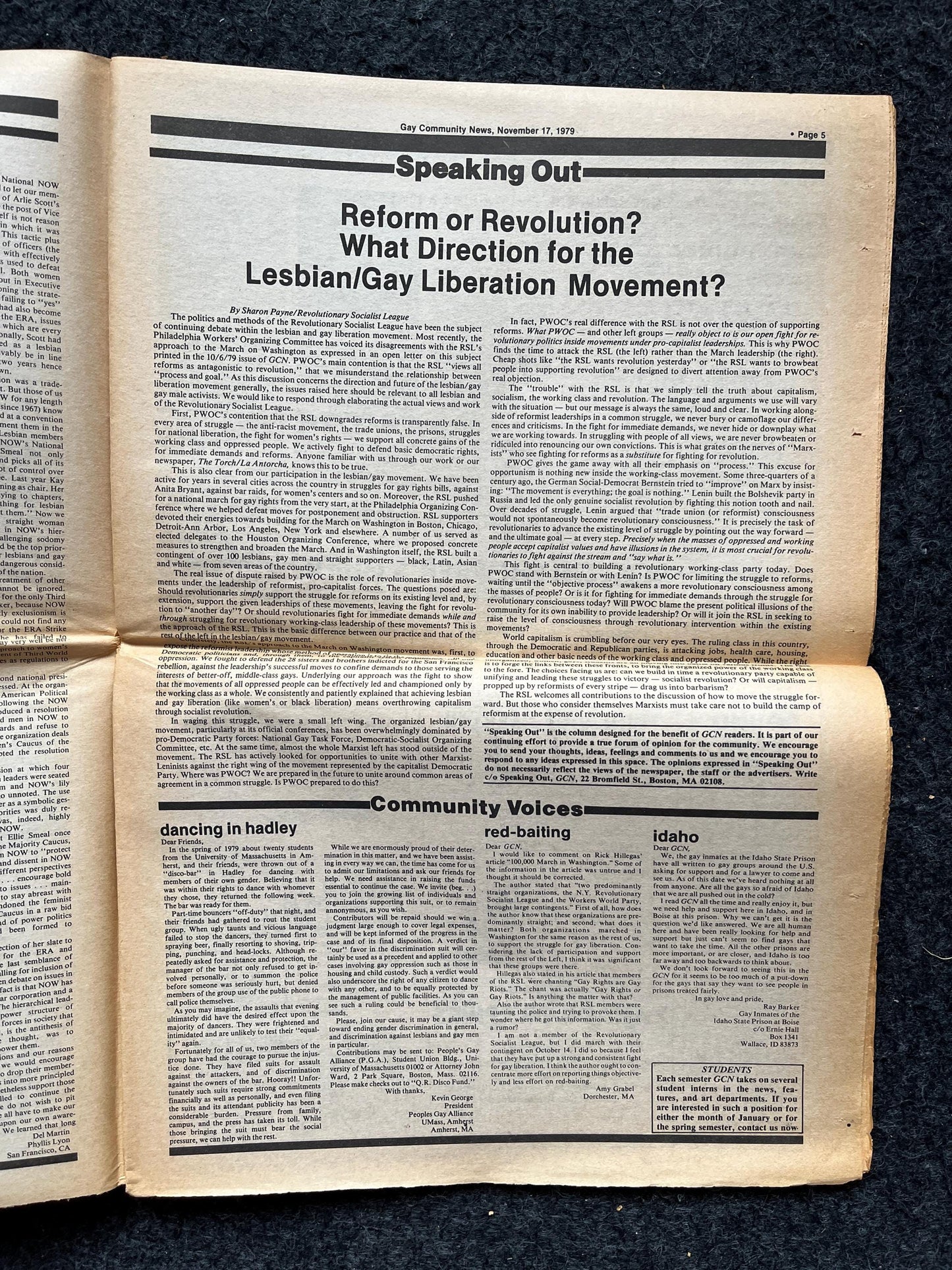 1980s Milton Matson Newspaper, LGBTQIA Memorabilia, Queer Gifts Artworks, Lesbian gift, Trans Rights, Gay Books Magazines,